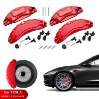 Cubiertas de pinzas de freno para Tesla Model 3 Highland 2024 2025 2026 Accesorios con el juego de calcomanías de 4 (no cabe el modelo 3 2017-2023) - details 0