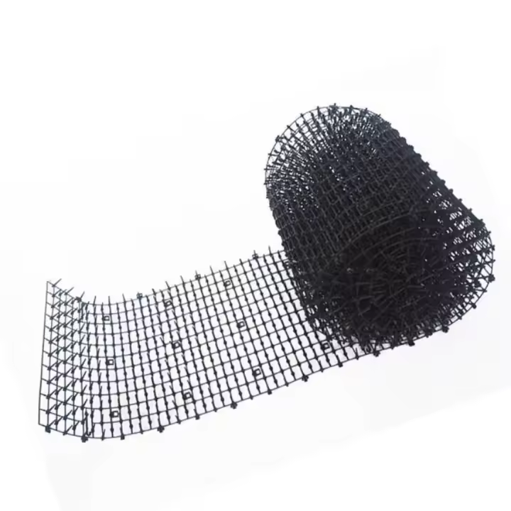 Estera de Scat duradera para gatos, Red con pinchos, repelente de mascotas, seguridad efectiva, tapón de excavación antigatos, jardín, 2m/4m - 1