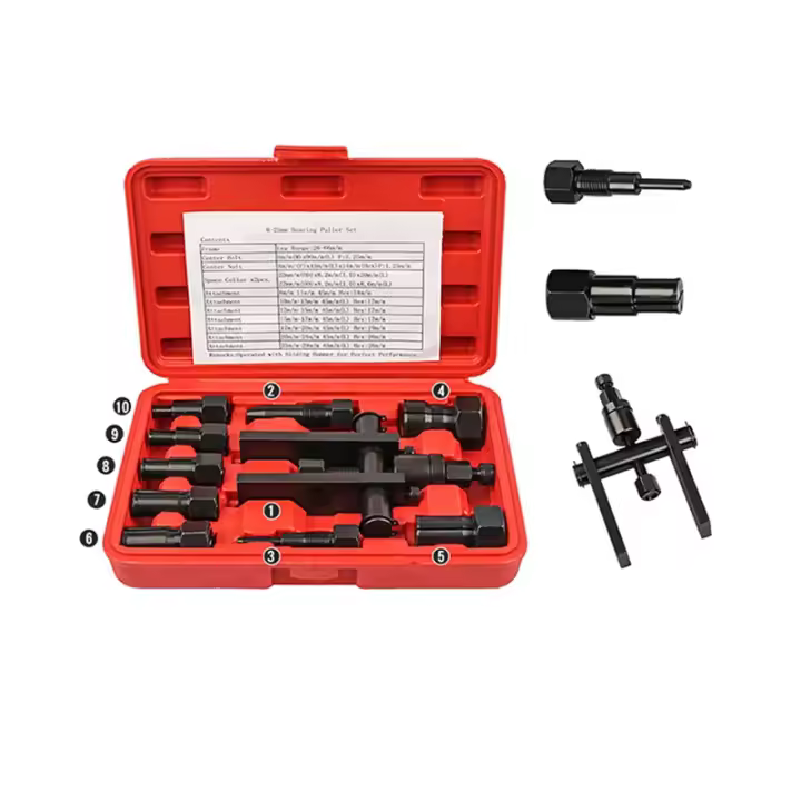 Extractor de cojinetes práctico para motocicleta, herramienta de extracción de cojinetes con caja, Kits de extracción - 1