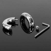Dispositivo de Castidad de Metal para hombre, anillos pesados ​​de sujeción para testículos y escroto, camilla de bolas, Juguetes sexuales para hombres, retardante de eyaculación Gay - details 10