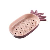 Caja de Jabón de Drenaje Creativa en Forma de Piña Soporte de Platos de Jabón de Limpieza Fácil - details 0