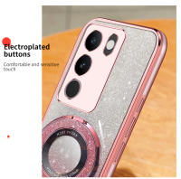 Funda de Teléfono Multifuncional VIVO V29 5G V29Lite V23 Diseño de Cartón con Brillos y Soporte Plegable Y17S Accesorios Electrónicos - details 6