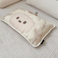 Suministros de cama, funda de almohada suave de dibujos animados, funda de cojín suave y elegante Rectangular, funda de cojín portátil acogedora para sala de estar - details 9
