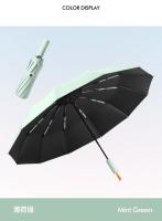 Paraguas plegable automático resistente al viento, 72 varillas de fibra de vidrio reforzadas, paraguas de protección contra el sol y la lluvia UV 50+ para hombres y mujeres - details 11