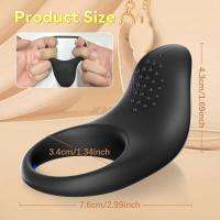 Leten Anillo Vibrador de Retraso de Ejaculación para Hombres Control APP Masajeador de Testículos - details 10