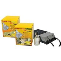 Luz de Sol Brillante para Reptiles Set Completo de 70W Lámpara de Calor y Balasto - details 0