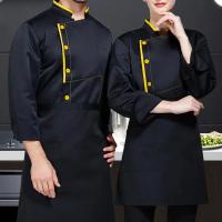 Uniforme de Chef de manga corta con cuello levantado, abrigo de Chef Unisex, resistente a las manchas, cocina, panadería, cantina, restaurante, camisa de camarero - details 2