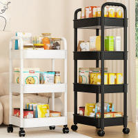 Estante de almacenamiento móvil con ruedas, organizador multifuncional para cocina y baño, accesorios para el hogar - details 0