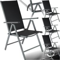 Sillas de Jardín Exteriores de Aluminio Con Ruedas, Respaldar Ajustable, Resistentes a la Intemperie, Transpirables, Fácil Limpieza - details 8
