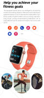 Reloj inteligente I7 Pro Max, dispositivo con Bluetooth, llamadas, detección de frecuencia cardíaca, modo silencioso, consumo de energía ultrabajo - details 9