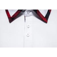 Camisas Negras Suaves de Algodón-Poliéster para Hombre Ropa Elegante Casual con Manga Larga y de Cachemira Azul - details 7