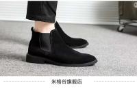 Roma 2024 nuevo cuero genuino con corte alto y botines de diseño de moda para zapatos de vestir de piel de vaca para hombres - details 4