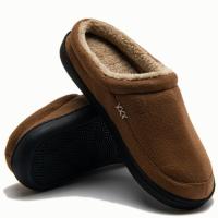 Invierno de los hombres más el tamaño 50 al aire libre engrosado fondo grueso apilado caliente zapatillas de algodón de lana - details 28