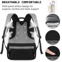 Bolso de hombro para hombre de gran capacidad,Premium Sense,Bolso de hombro de viaje,Negocios,Mochila para portátil,Antirrobo impermeable,Multiusos con puerto de carga - details 11
