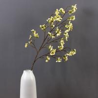 Rama de hojas de eucalipto artificiales de tacto Real, rama de flor de cerezo de seda elegante realista, flor falsa hecha a mano de plástico - details 6