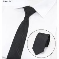 Corbata de Pegamento con Lazo Listo Material de Poliéster Diseño de Rayas Estrecha - details 4