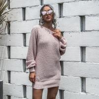 Vestido de ganchillo para mujer, corte holgado, un hombro, moda Otoño-Invierno 2025 - details 12