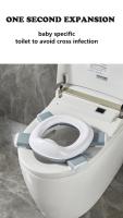 Asiento De Inodoro Para Bebé Potty Training Foldable Azul Con Bolsas 3 En 1 Portátil Y Desmontable Para Niños Y Niñas De 0 a 6 Años - details 3