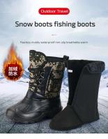 Botas de Pesca de Neve al Aire Libre para Hombres Impermeables, Cálidas y Gruesas, de Terciopelo, Talla 40-46, Nueva 2023 - details 4