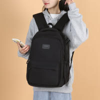 Mochila Impermeable De Alta Capacidad Para Mujer Estilo Universitario Con Portátil Para Viajes Y Escuela Diseño Trendy Y Cool - details 17