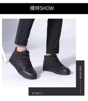 Botas de nieve negras de invierno para hombre para calidez, ocio al aire libre, zapatos modernos y de moda. - details 0