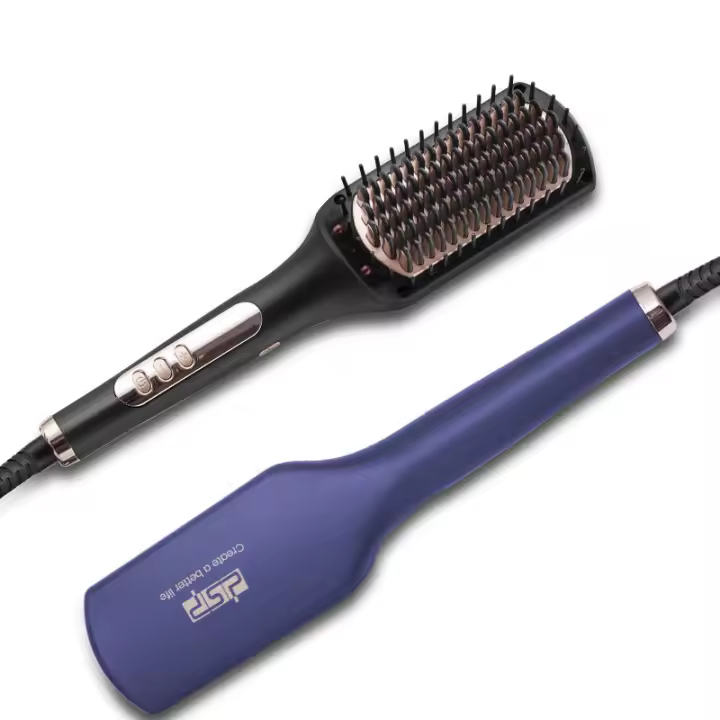 Cepillo de pelo rizado,plancha profesional,planchas del pelo,peine, 270-450 ℉ - 1