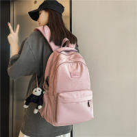 Mochila Escolar para Jóvenes Mujeres Sólido Simple Gran Capacidad Mochila Universitaria para Chicas Mochila de Libros para Estudiantes Hecha en China - details 1