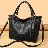 Bolso De Mano Grande De Cuero PU Con Estampado De Cráneo Punk Y Estacas Bolso De Hombro Gótico Para Mujer Bolso Transversal De Moda - details 5