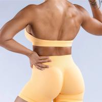Sujetador deportivo sin costuras para mujer, ropa deportiva de secado rápido con Espalda descubierta, alta elasticidad, a prueba de golpes, para Yoga - details 40