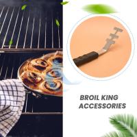 Elevador de rejilla resistente al calor, herramienta de cocina antiquemaduras, 2 piezas, herramientas para parrilla de barbacoa, accesorios para Camping - details 1