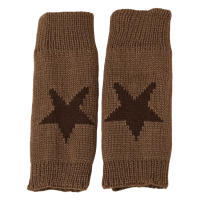 Guantes Térmicos de punto con diseño de estrella para mujer y hombre, manoplas informales de dedo abierto para conducir - details 7
