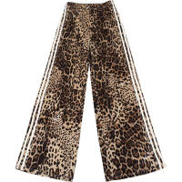 Pantalones Casuales Digitales con Estampado de Leopardo Cómodos y Cansados con Costura a Rayas de Otoño 2024 - details 4
