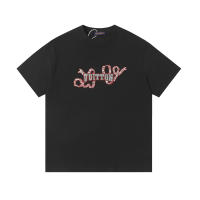 Camisa de manga corta con logotipo frontal de moda de verano de alta calidad, camiseta holgada de algodón puro para hombre, nuevo accesorio de camisa informal estilo pareja - details 0