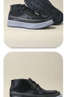 Cuero genuino de alta gama pura capa de cabeza de res estilo de herramientas de cuero de vaca zapatos de tablero de caña alta - details 7