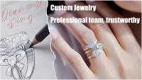 Anillo de Moissanite Kirin Palace 0.5CT para Mujeres Sólido 18K 14K 10K Oro Amarillo 5.0mm Corte Redondo D/VVS1 para Compromiso y Boda - details 0