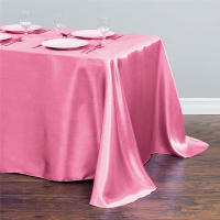 Mantel de Mesa de Satén Overlay de Tela Rectangular para Bodas, Baby Showers, Fiestas de Navidad - details 18