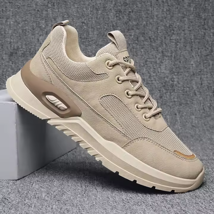 Zapatillas de deporte a la moda para hombre, zapatos de malla transpirables para correr, tenis, cómodos deportes al aire libre, informales, 2023 - 1