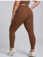 Sujetador deportivo curvo de yoga grande para mujer, body de gimnasio, trío súper elástico, conjunto de ropa deportiva, Oufit, 3XL - details 8