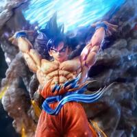 Figuras de acción de Pvc coleccionables, juguetes coleccionables de 25cm, Spirit Bomb, Sou Goku, estatua de Super Saiya, regalo - details 1