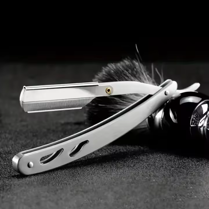 Soporte para Maquinilla de Afeitar de Acero Inoxidable Multicolor Duradero, Elegante, Ideal para Afeitado de Barba de Hombre Accesorios de Cabello - 1