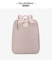 Mochila para computadora portátil para mujer, bolsa de viaje de negocios, mochilas para computadora portátil al aire libre, 14 pulgadas, grande, delgada, impermeable, mochila para computadora, color rosa, ligera - details 18
