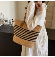 Bolso de Paja Grande para Mujer Estilo Nuevo, Capacidad de Bolso de Playa, Bolso de Hombro Único, Bolso de Paja para Mujer - details 13