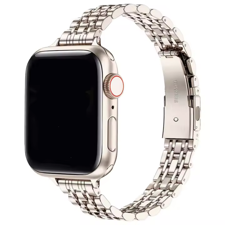 Correa de Acero Inoxidable para Apple Watch Ajuste Versátil para Series Ultra, Nano, Pro, SE, Edición Edition - 1