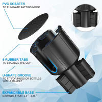 Expansor de soporte de taza para coche, resistente, antivibración, soporte de taza de agua para vaso de viaje y taza de café - details 6