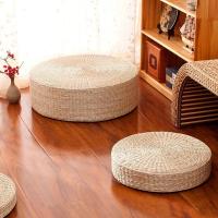 Cojín futón de paja Natural de estilo japonés duradero, cojín de Tatami redondo hecho a mano, estera de suelo tejida para ventana - details 2