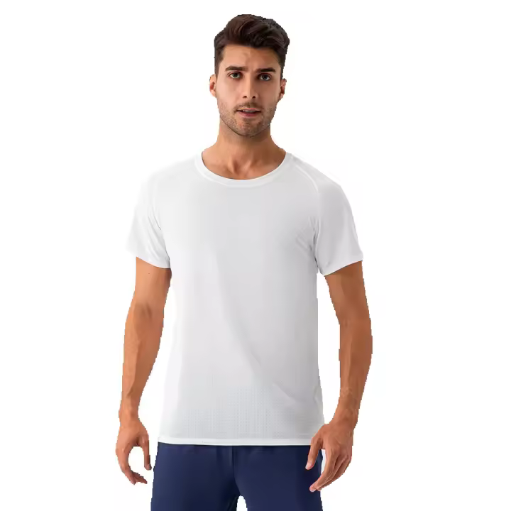 Camiseta de manga corta de secado rápido con protección solar para correr, hacer ejercicio y hacer ejercicio - 1