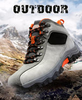 Botas de senderismo antideslizantes para hombre, zapatos de acampada al aire libre, senderismo y Trekking con cordones, zapatillas de caza y escalada, gran oferta - details 2