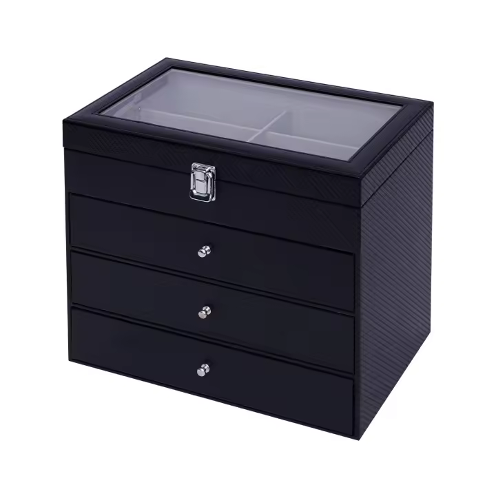 Caja para Gafas de Sol Almacenamiento de 4 Niveles Soporte para 24 Gafas - 1