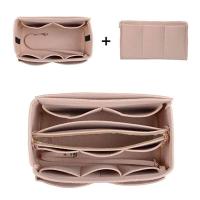 HHYUKIMI-organizador de maquillaje, bolsa con inserción de fieltro para bolso, bolso interior de viaje, cosmético portátil, apto para varias marcas de bolsos - details 5