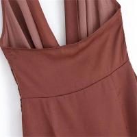 Vestido corto sexy con escote en V profundo y diseño sin espalda, estilo francés 2025, ropa de verano para mujer. - details 10